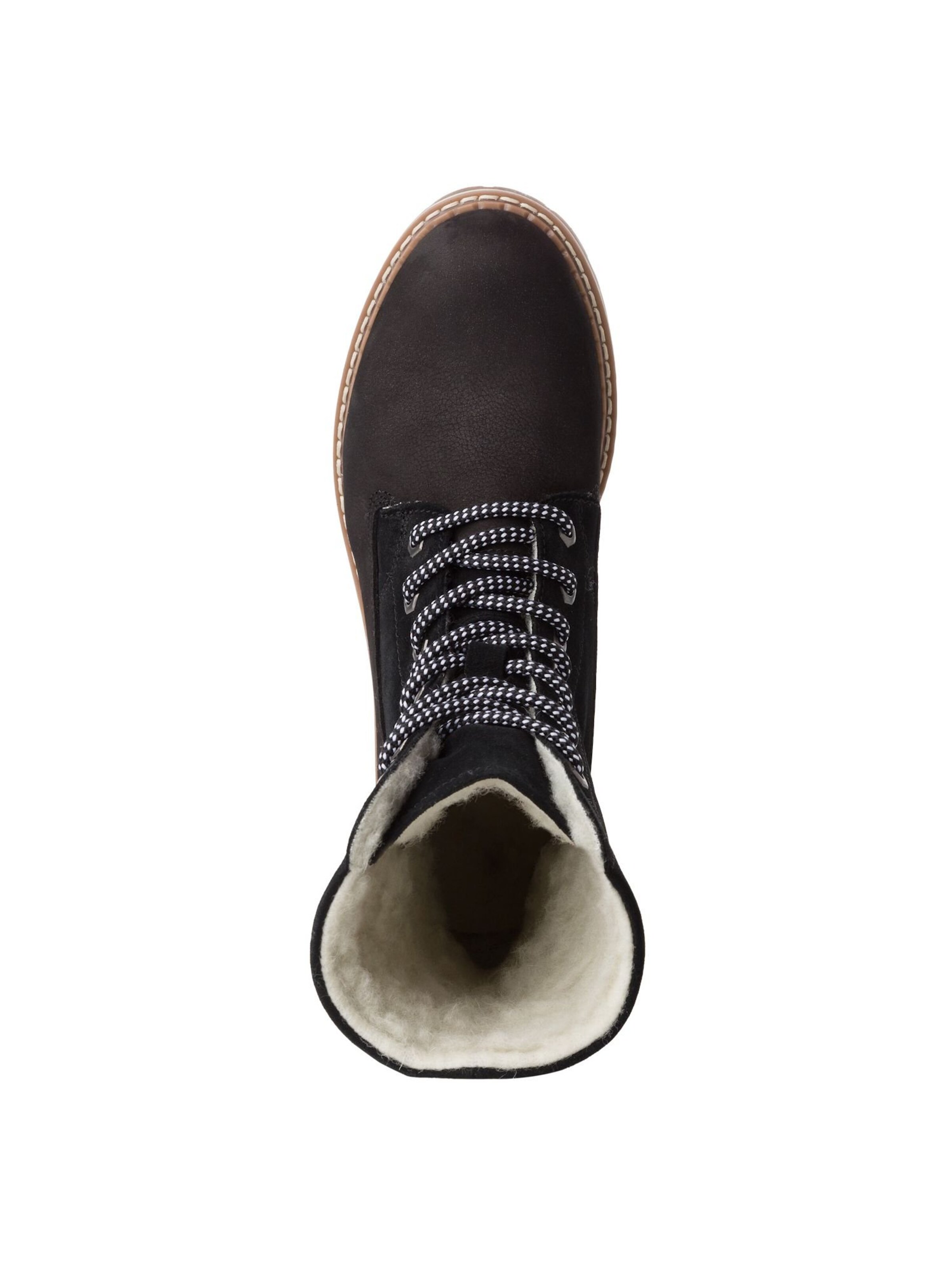 Stivaletto stringato di Tamaris in nero