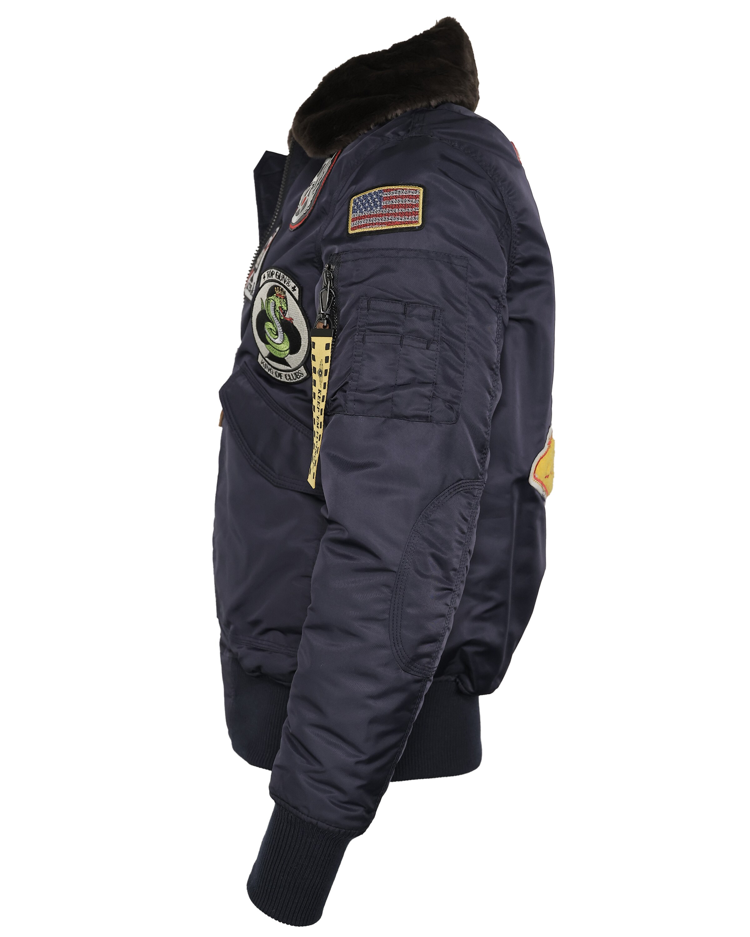 TOP GUN Bomberjacke ' TG20213032 ' in Blau
