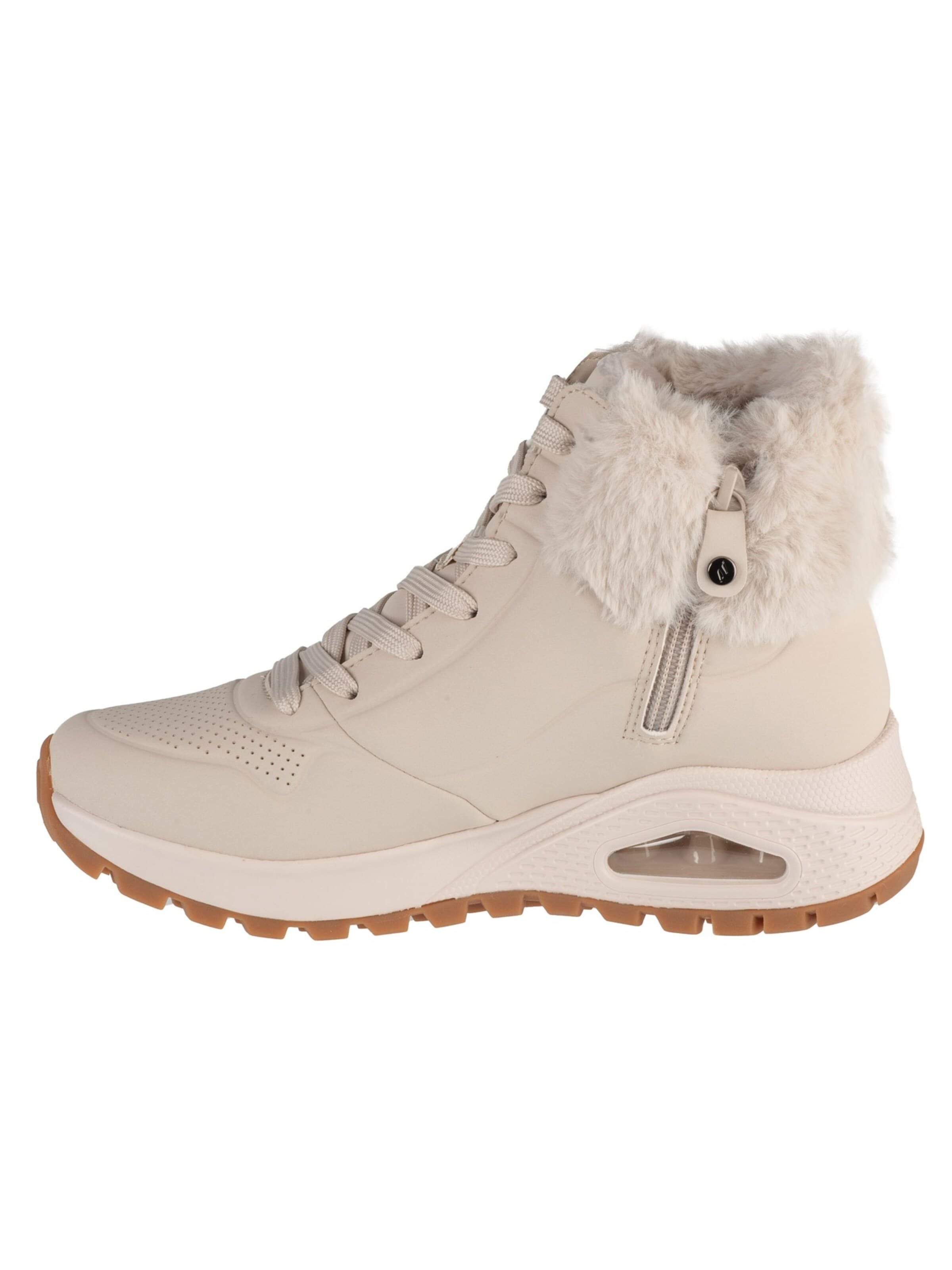 SKECHERS Veterlaarsjes 'Uno Rugged - Fall Air' in Beige