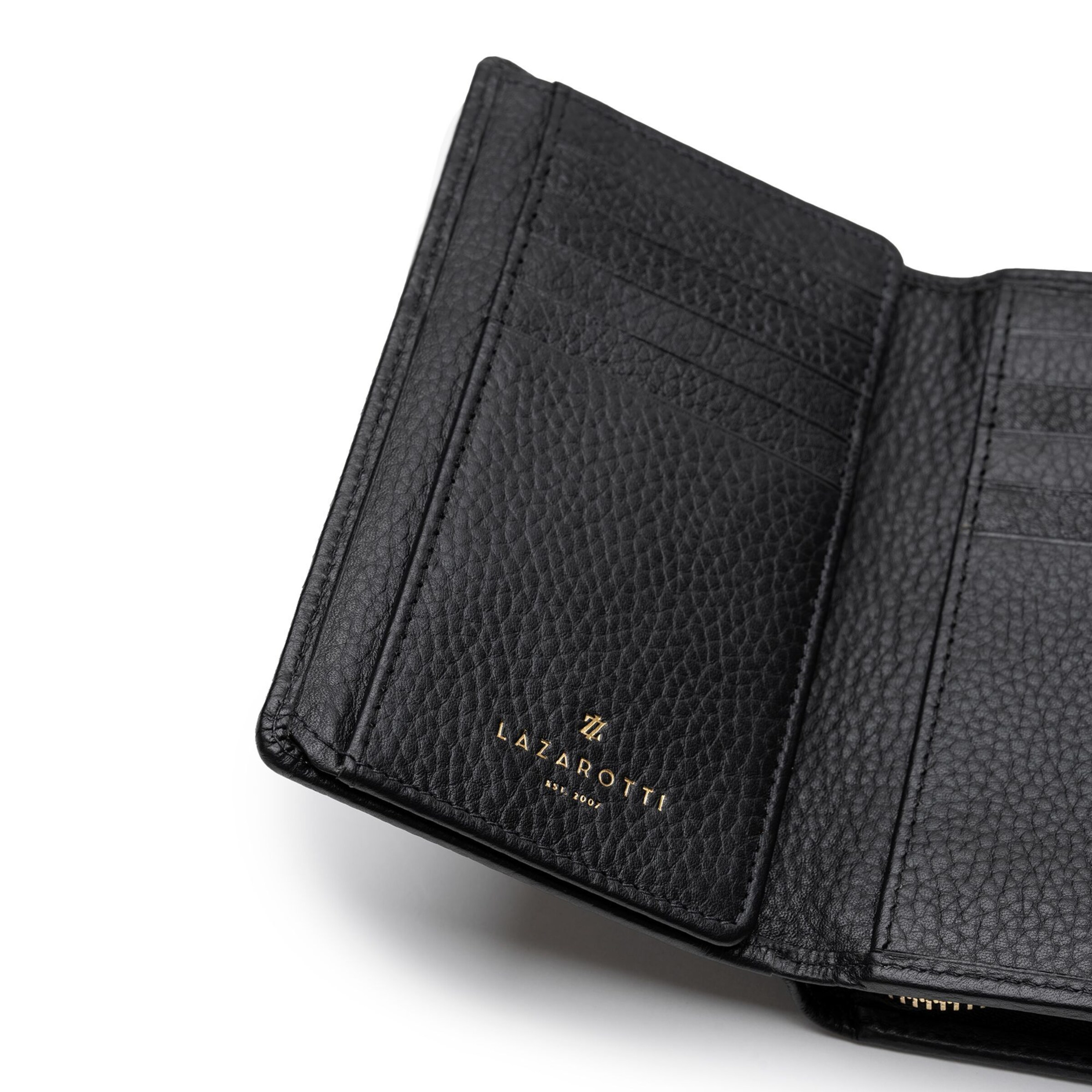 Porte-monnaies 'Bologna' Lazarotti en noir