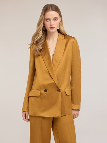 MOTIVI - Blazer en amarillo: frente