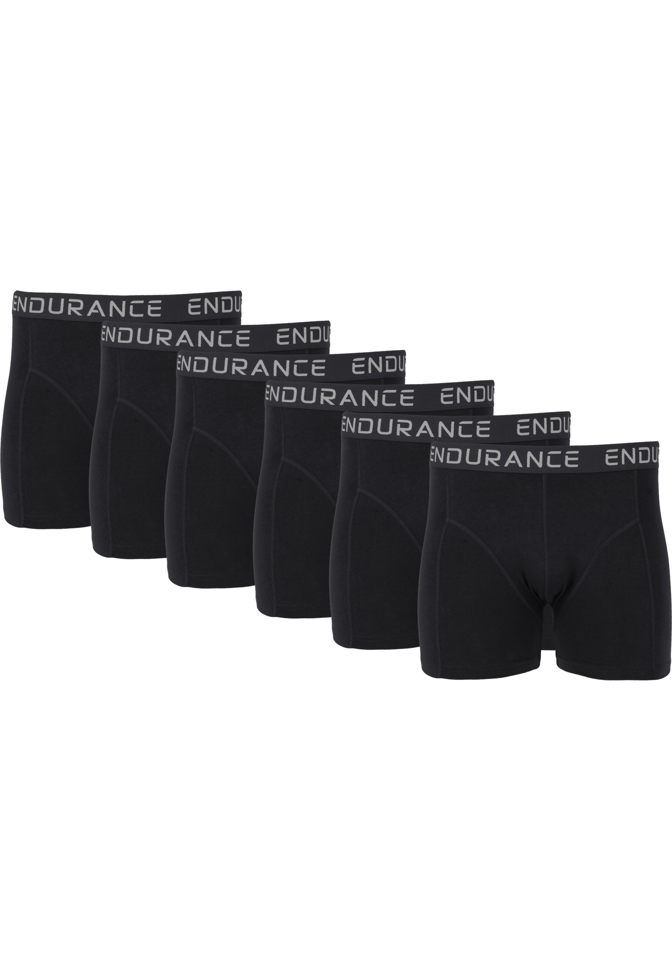 ENDURANCE Boxer shorts 'Burke' in Black / White, Item view
