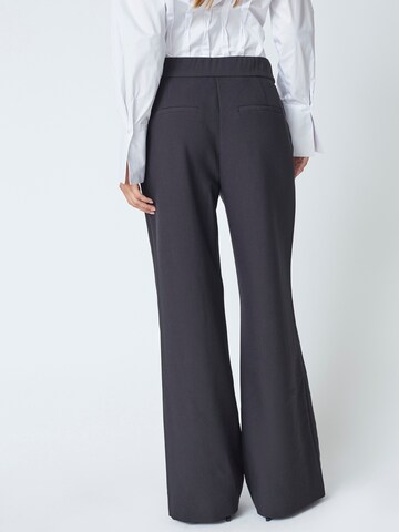 co'couture Wide Leg Housut 'Vola' värissä musta