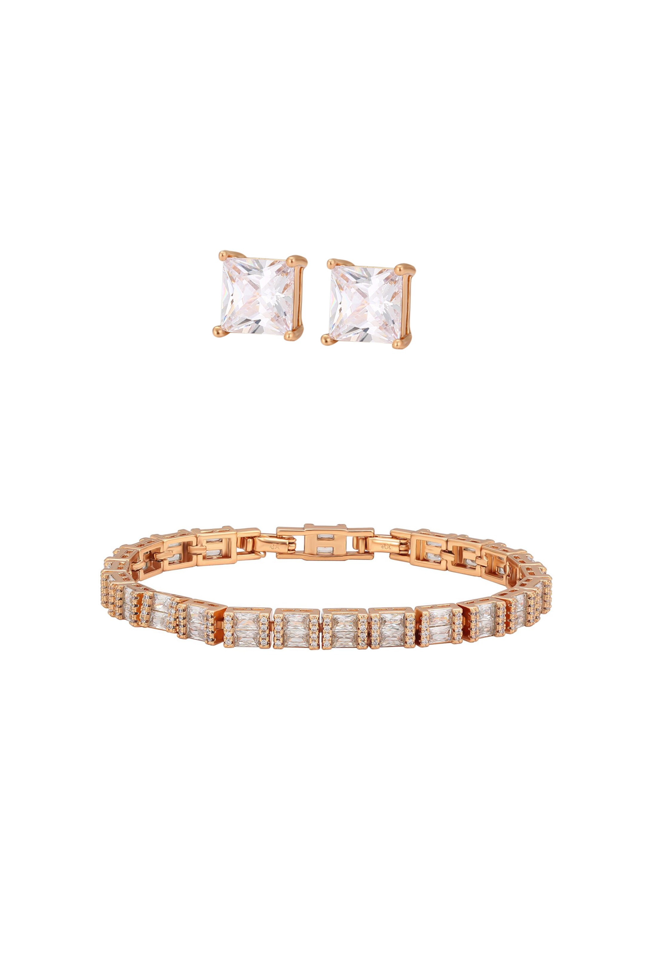 faina - Conjunto de joyería en oro: frente