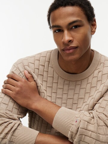 TOMMY HILFIGER Pullover in Beige