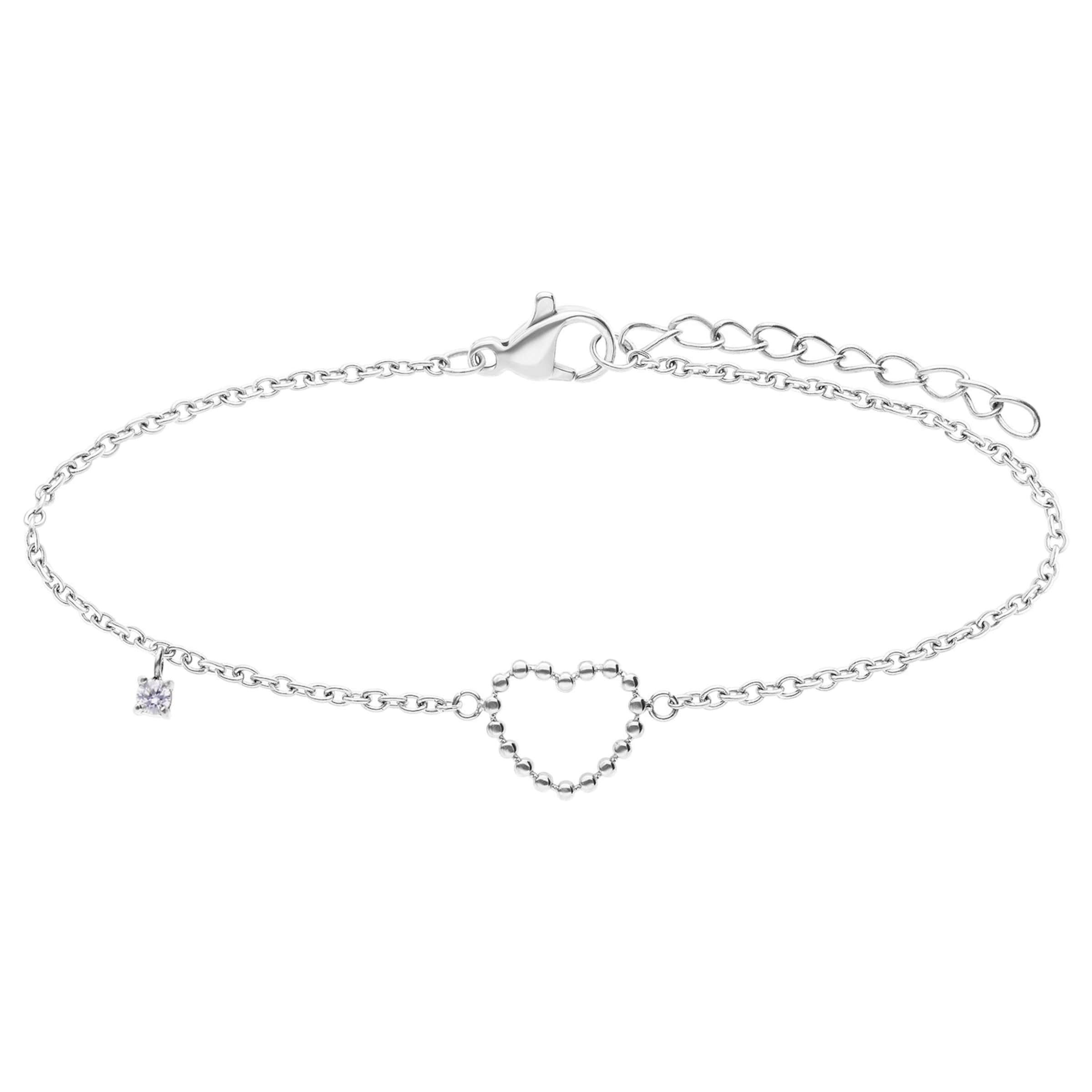 Lucardi Armband 'Essentials' in Zilver: voorkant