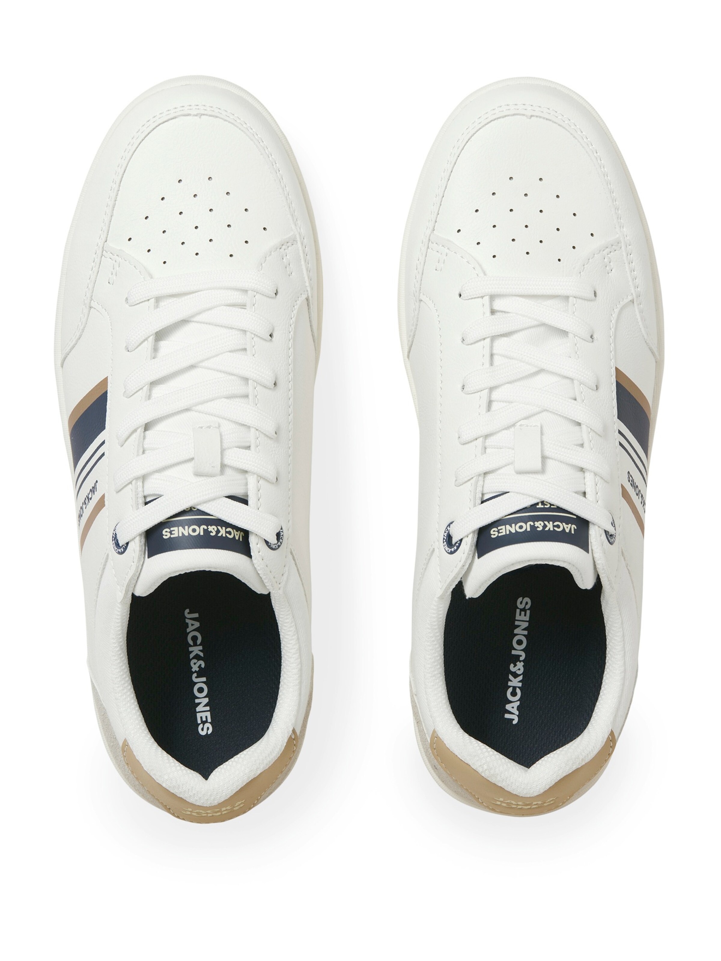 Sneaker bassa 'JFWDAXON' di JACK & JONES in bianco