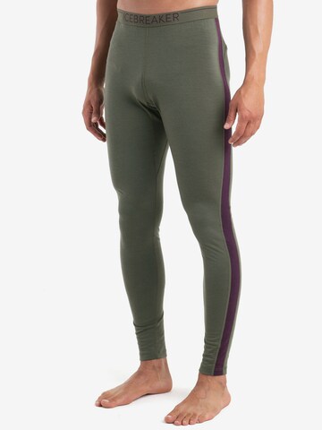 Skinny Pantaloni sportivi 'M 200 Oasis' di ICEBREAKER in verde: frontale