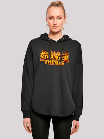 F4NT4STIC Sweatshirt 'Stranger Things  Netflix TV Series' in Zwart: voorkant