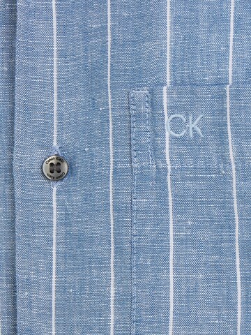 Calvin Klein Regular fit Button Up Shirt in Blue