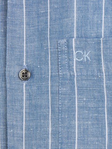 Calvin Klein Regular Fit Businesshemd in Blau