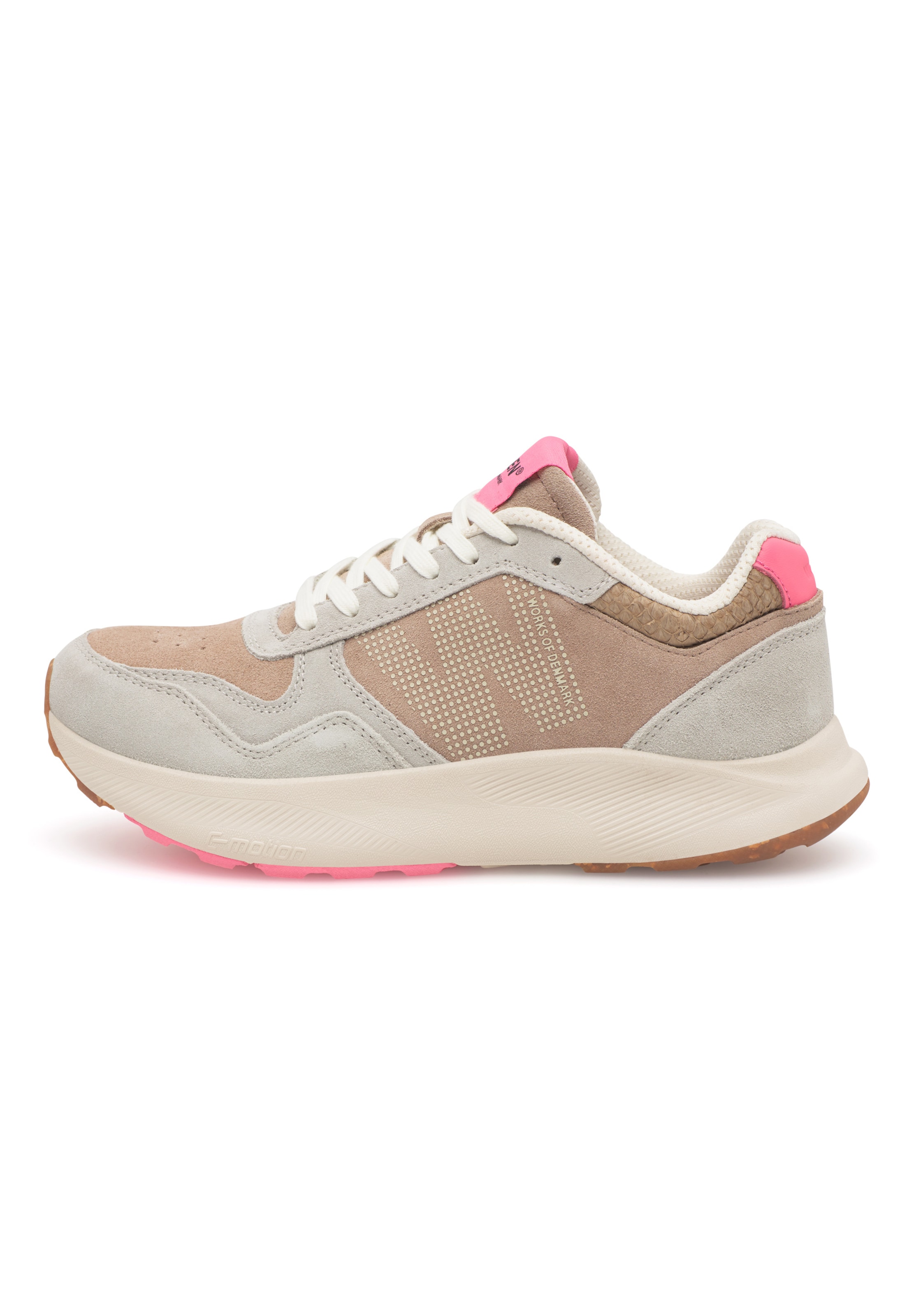 WODEN Sneakers laag 'Mathilde' in Roze: voorkant
