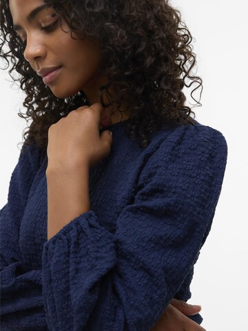 VERO MODA Blouse 'FLOWER' in Blue