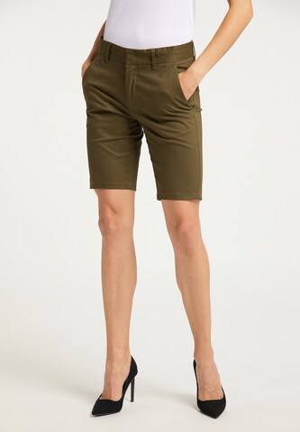 DreiMaster Klassik Regular Broek in Groen: voorkant