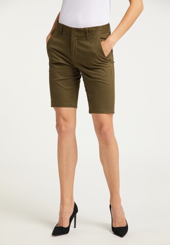 DreiMaster Klassik Regular Pants in Green: front