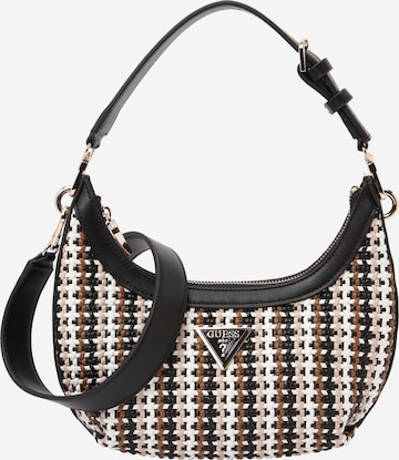 Sac bandoulière 'EMELDA' GUESS en noir : devant