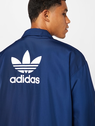 ADIDAS ORIGINALS Přechodná bunda 'Adicolor Classics Trefoil ' – modrá