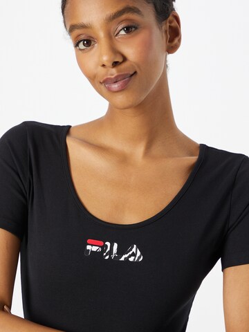 FILA Shirt body 'BELOVAR' in Zwart