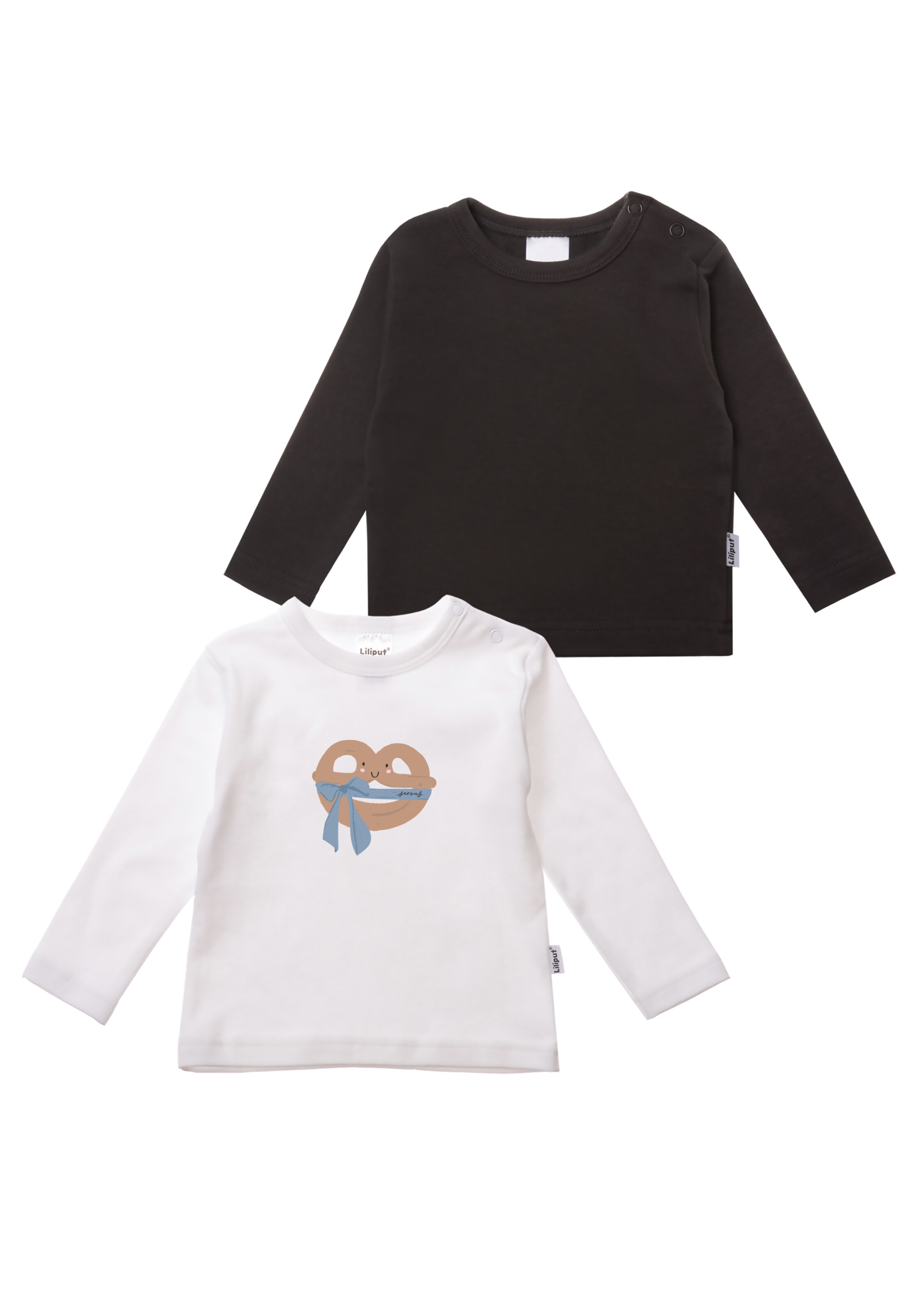 LILIPUT Shirt 'Brezel' in Grey: front