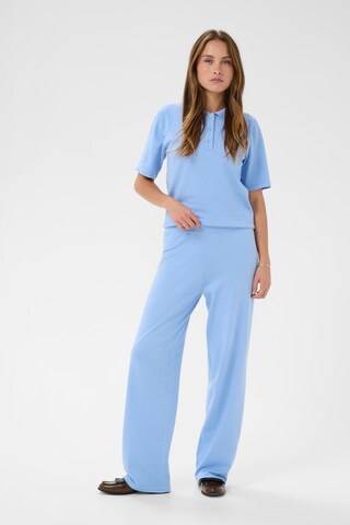 SAINT TROPEZ Regular Trousers 'MilaSZ' in Blue
