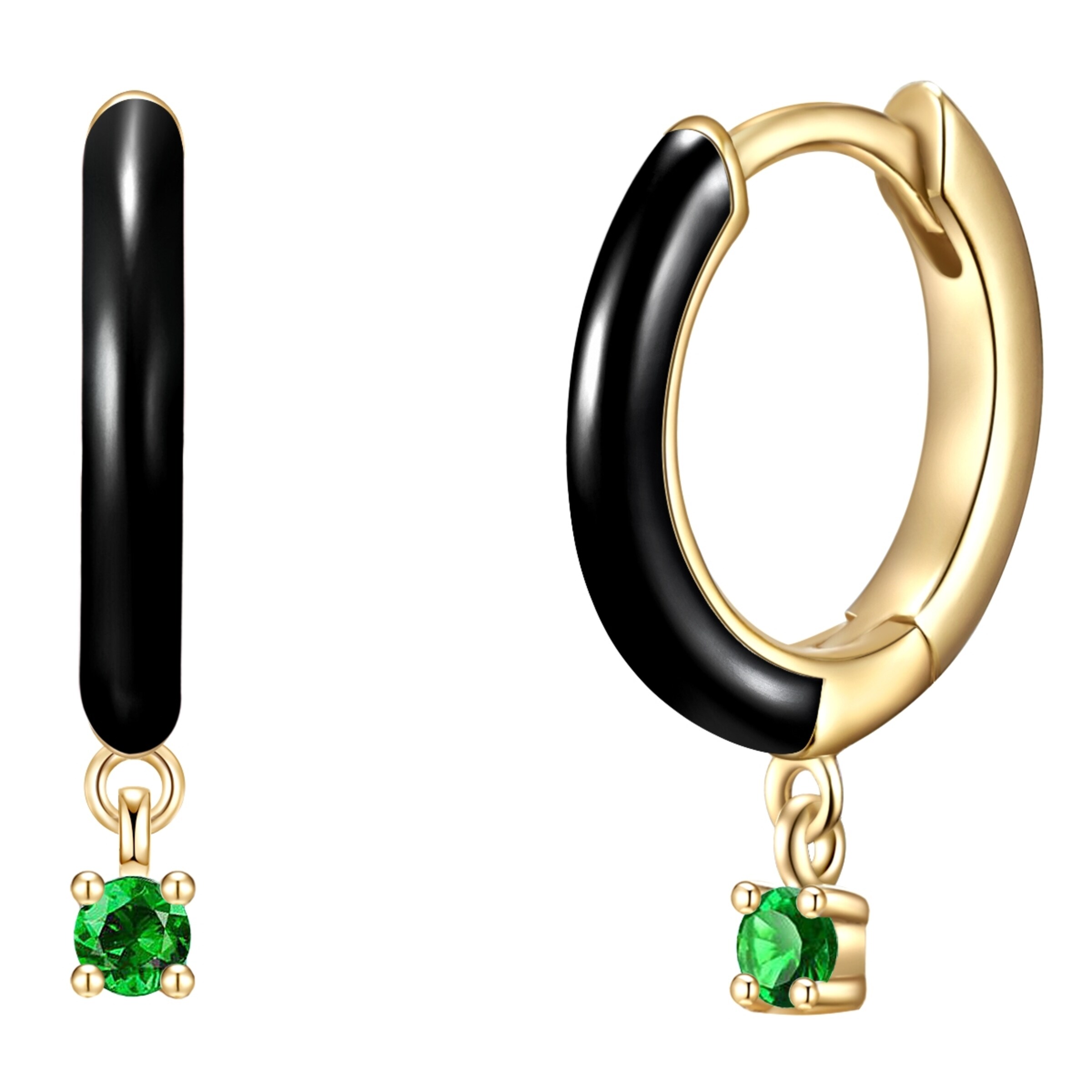 Boucles d'oreilles Glanzstücke München en or : devant