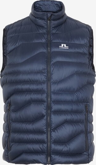 J.Lindeberg Sportbodywarmer in de kleur Blauw, Productweergave