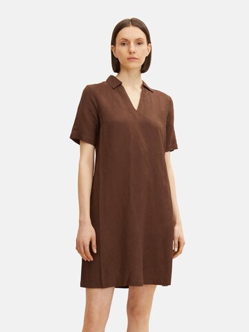 Robe TOM TAILOR en marron : devant