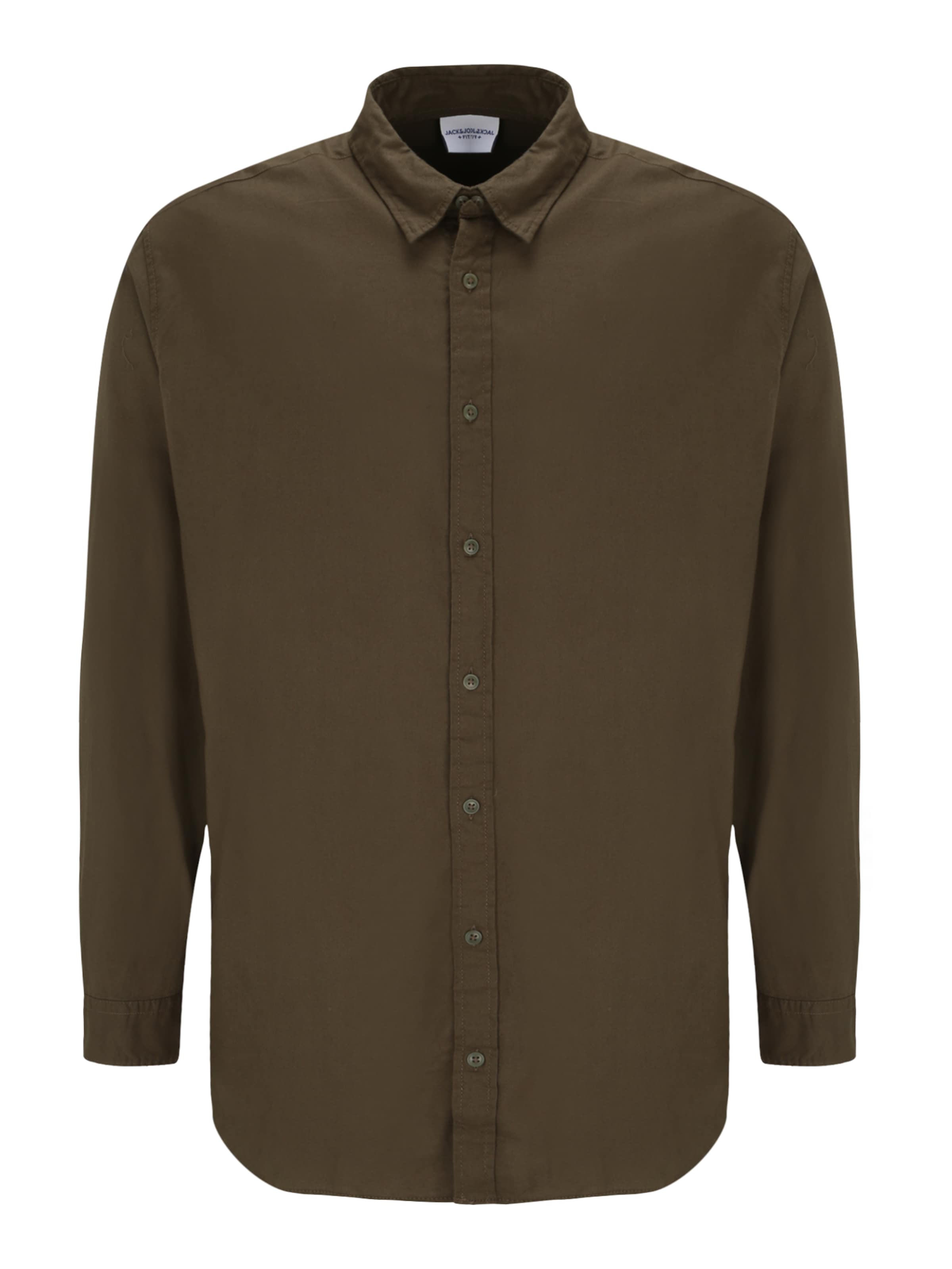 Männer Große Größen Jack & Jones Plus Hemd in Dunkelgrün - FI22733 Männer Große Größen Jack & Jones Plus Hemd in Dunkelgrün - FI22733