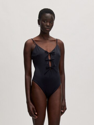 Maillot de bain 'Rabi' EDITED en noir : devant