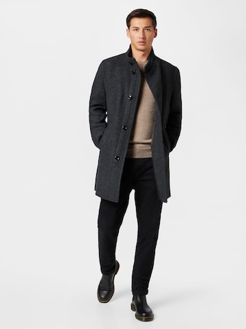 Manteau mi-saison bugatti en noir