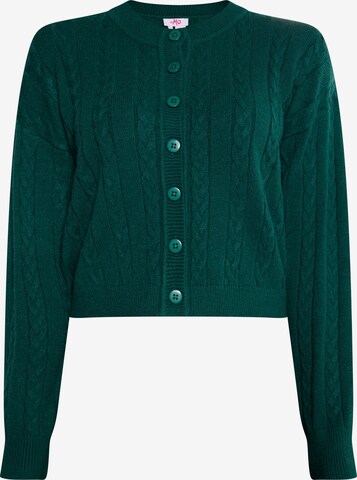 MYMO Knit Cardigan 'Biany' in Green: front