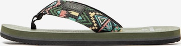 Brasileras - Sapato de praia/banho 'Azteca' em verde: frente