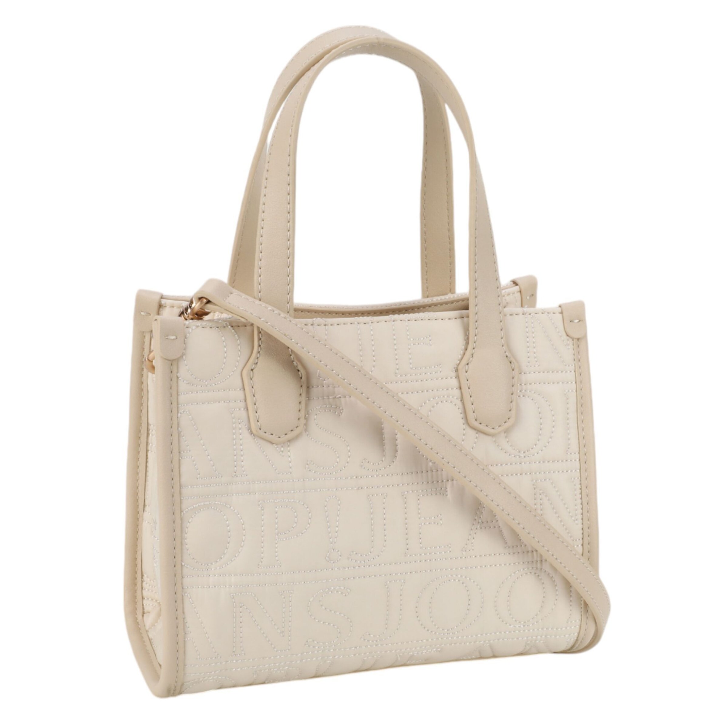 JOOP! Jeans Handbag 'Iniziale Aurelia' in Beige
