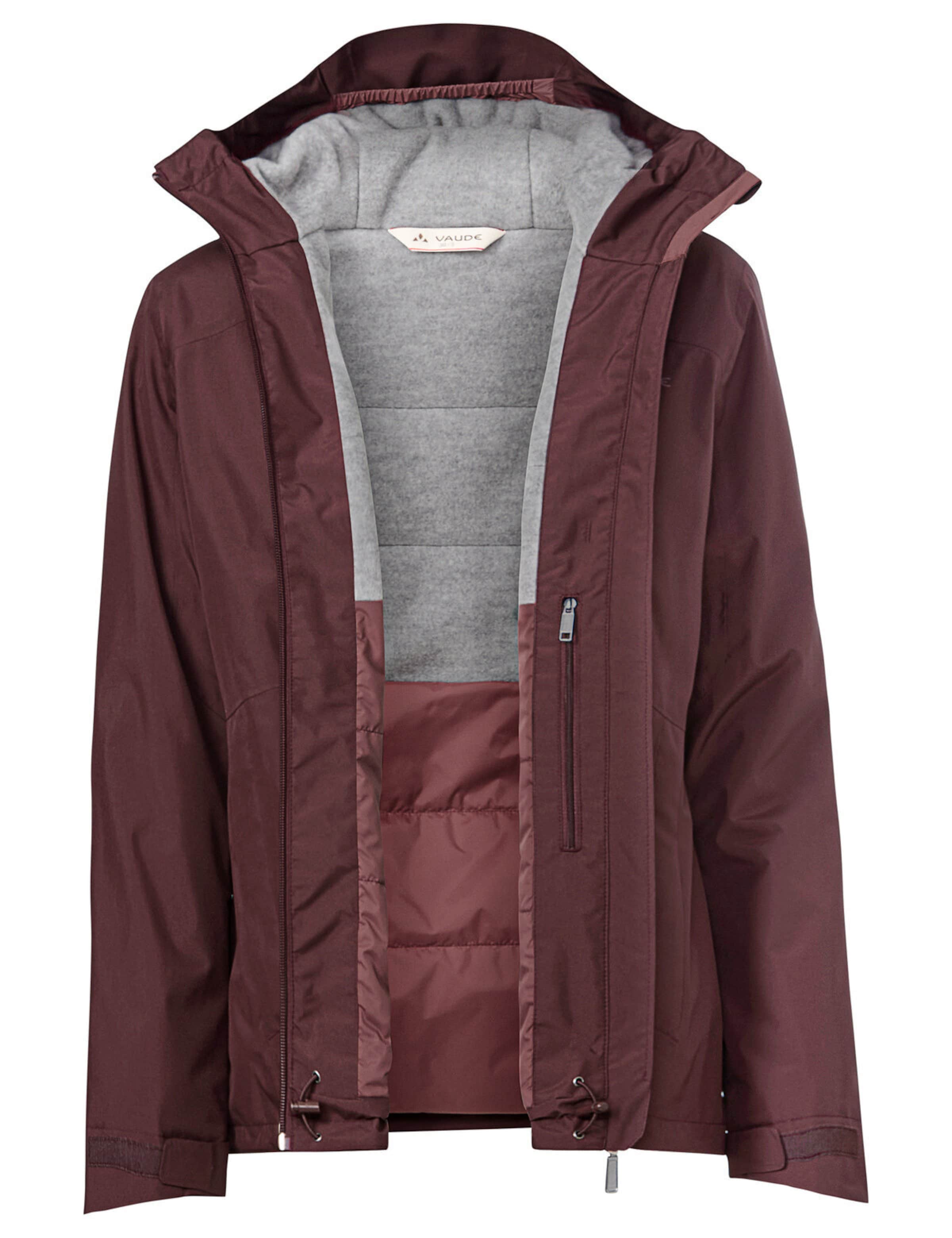 VAUDE Morkon Wool-lined Jacket in Rot