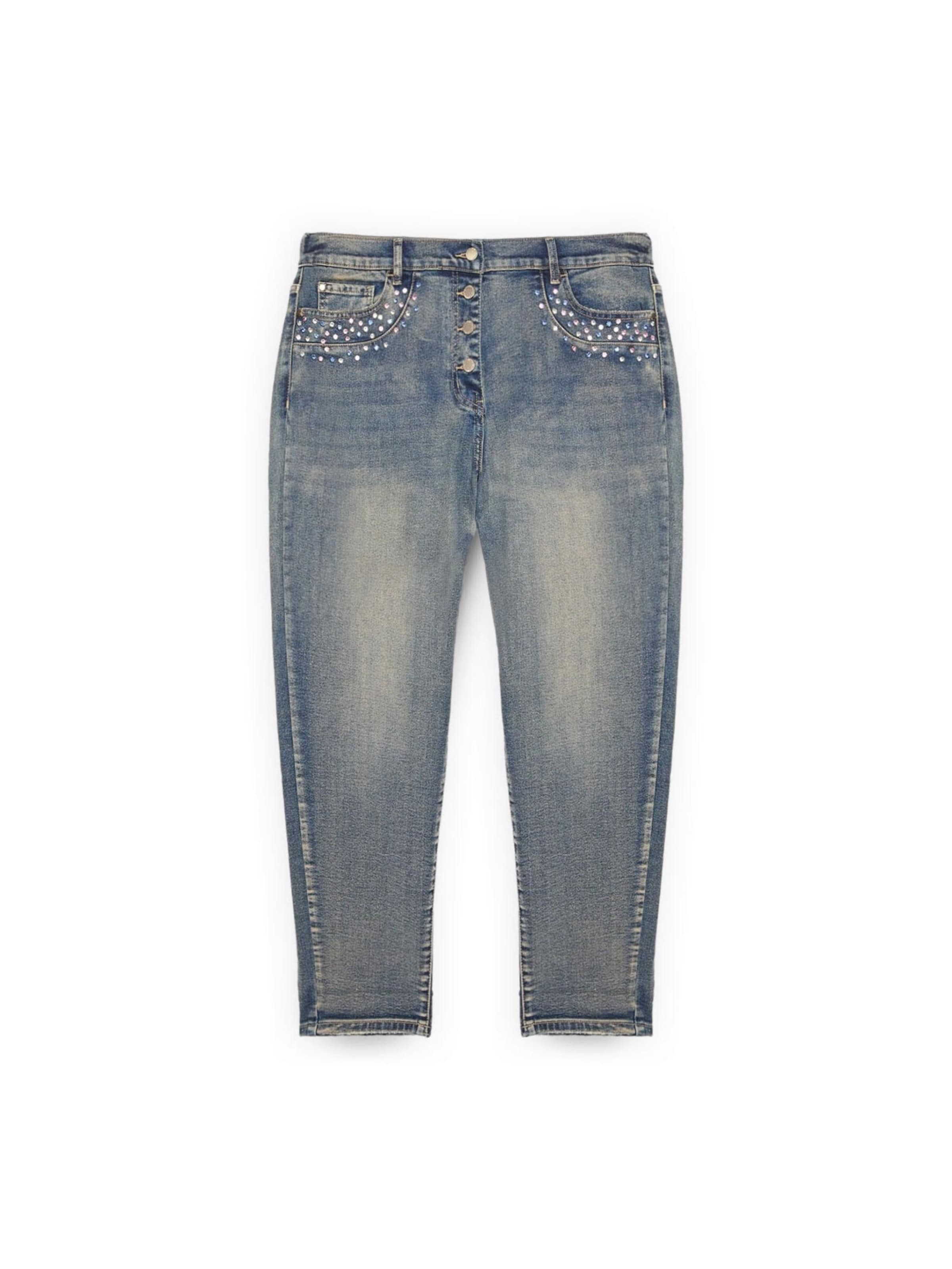 Fiorella Rubino - regular Vaquero en azul: frente