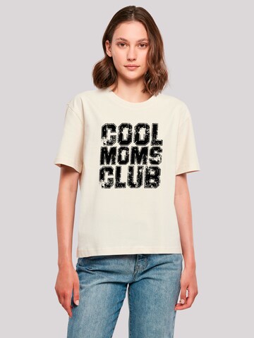 F4NT4STIC Shirt 'Mothers Day Modern Love Statement Trendy Slogan' in Beige: front