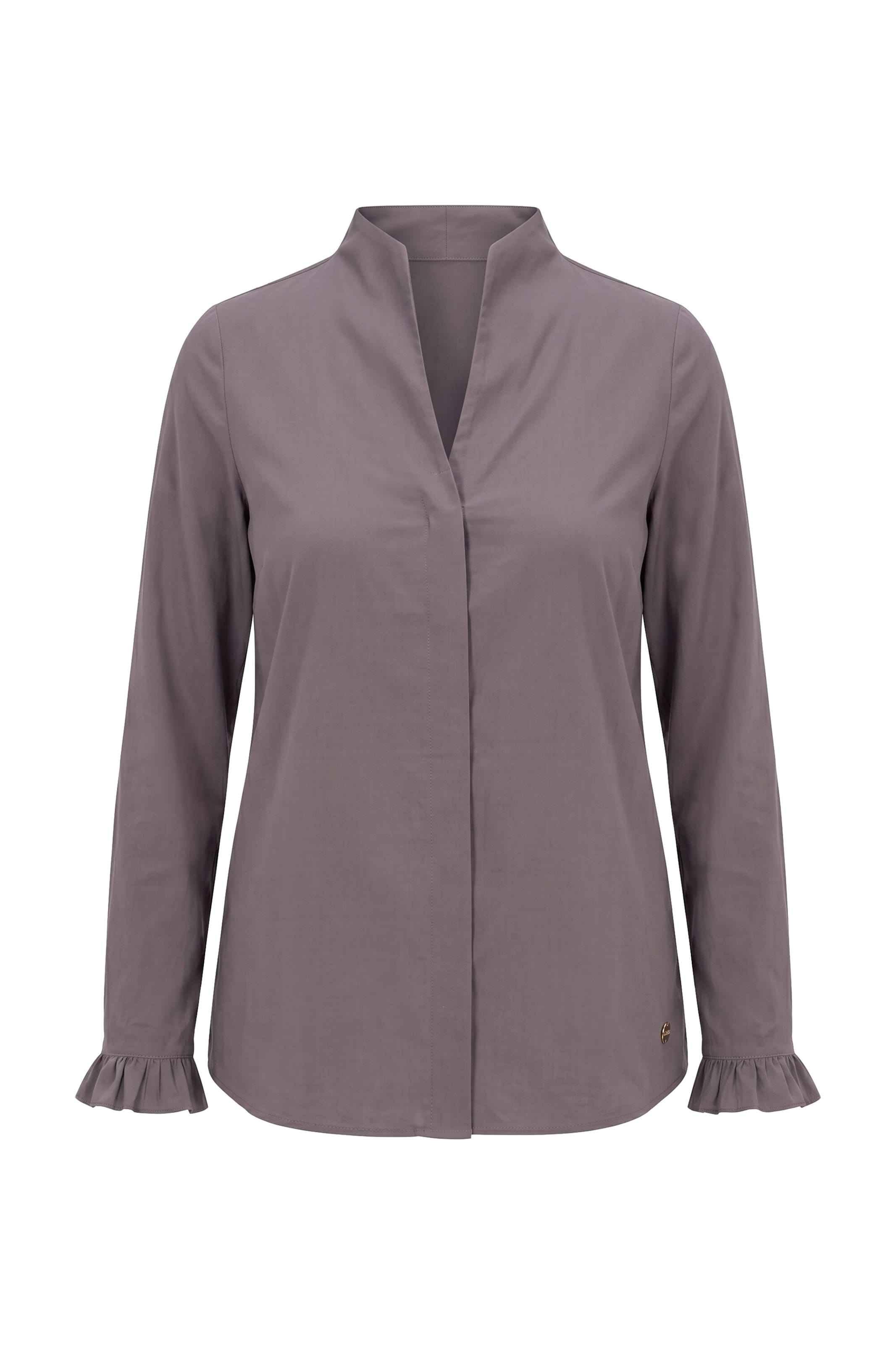 Ulla Popken Bluse in Grau: Vorderseite