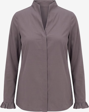 Ulla Popken Bluse in Grau: Vorderseite