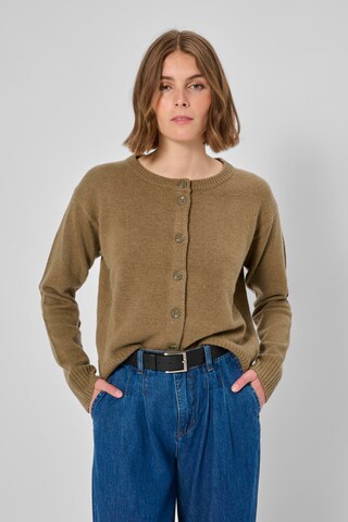 My Essential Wardrobe Cardigan 'MWHuxi' i grøn: forside