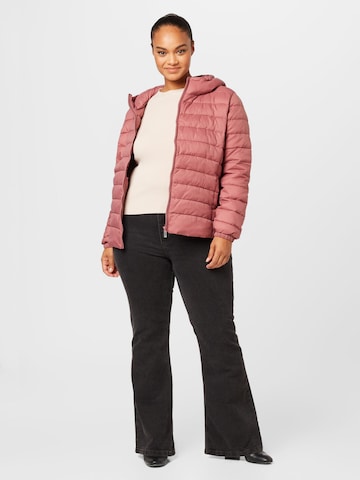 ONLY Carmakoma Jacke 'Tahoe' in Pink