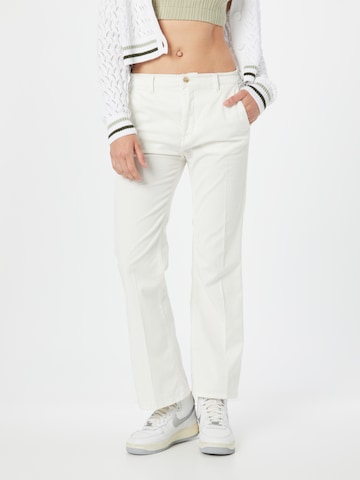 Pepe Jeans Flared Broek 'LULA' in Wit: voorkant