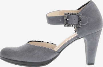 XAVER LUIS Schuhmanufaktur Pumps 'Sofine' in Grau: Vorderseite