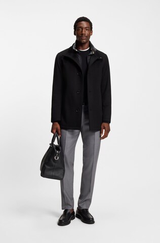 BOSS Between-Seasons Coat in Black
