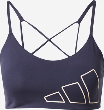 ADIDAS PERFORMANCE Sports bra in Blue: front