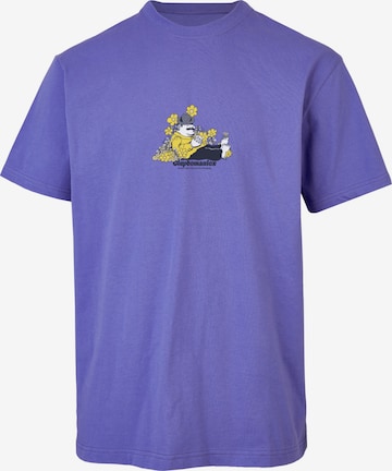 Cleptomanicx Shirt 'Dreamer' in Purple: front