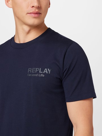 REPLAY T-Shirt in Blau