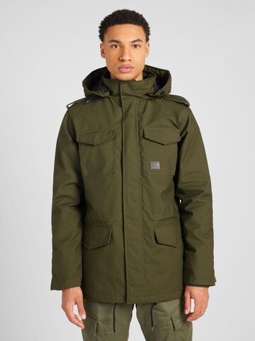 Vintage Industries Vinterparka 'Darren' i grøn: forside