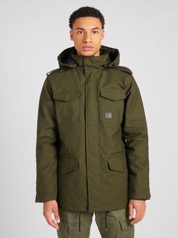 Parka d’hiver 'Darren' Vintage Industries en vert : devant