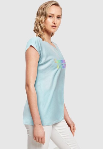 Merchcode Shirt 'Summer And Chill Rainbow' in Blauw
