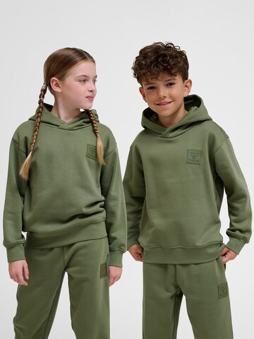 Sweat-shirt 'Clean' Hummel en vert : devant